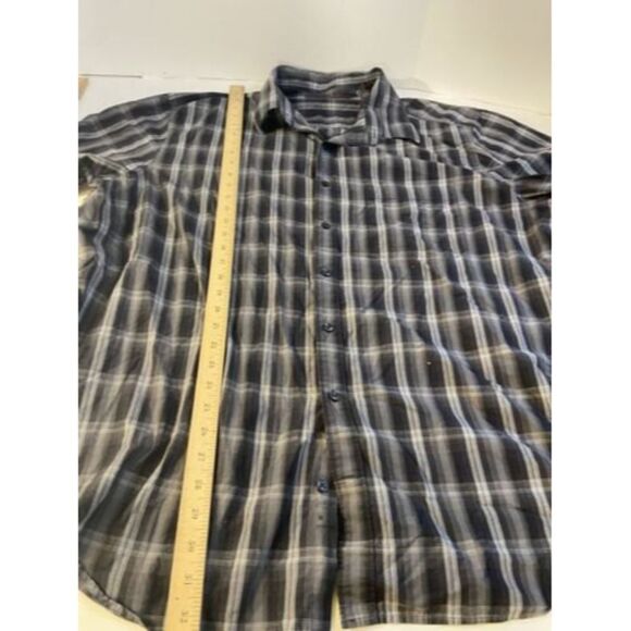 Perry Ellis Short Sleeve Button Down Short Sleeve Shirt 3X XXXL - Picture 4 of 4